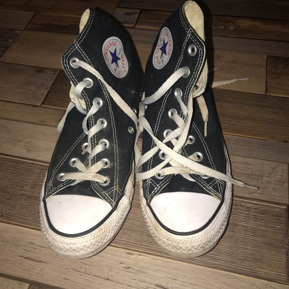 Black High Top Converse